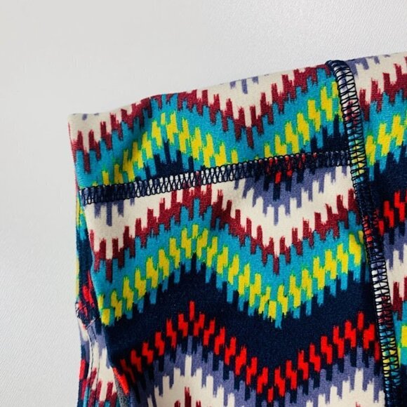 Patagonia Leggings Aztec Timber Striped Chevron Tights Active Athletic Yoga Hike - Picture 5 of 9